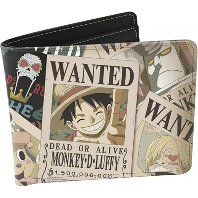Portafoglio One Piece Luffy wanted vinyl wallet ABYstyle