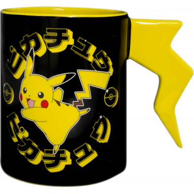 Tazza in ceramica Pokemon Pikachu lightening bolt 3D handle Mug 460ml ABYstyle
