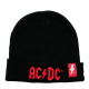 Berretta ACDC rock AC/DC logo black winter Beanie GBeye music