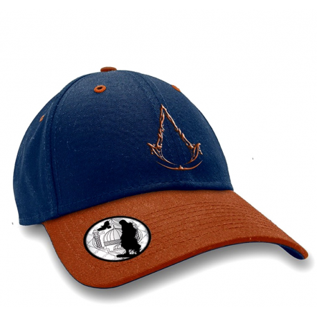 Cappello Assassin's Creed Mirage Crest Logo blue & orange Cap Hat ABYstyle