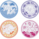 Set 4 piatti in ceramica Pokemon Japanese Style Set of 4 Plates 21cm ABYstyle