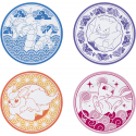 Set 4 piatti in ceramica Pokemon Japanese Style Set of 4 Plates 21cm ABYstyle