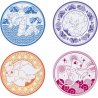Set 4 piatti in ceramica Pokemon Japanese Style Set of 4 Plates 21cm ABYstyle