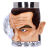 Tazza Boccale in resina Terminator 2 Judgment day T-1000 3D Tankard Mug 16cm