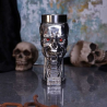 Coppa Calice in resina Terminator 2 Judgment day T-800 3D Head Goblet 18cm