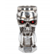 Coppa Calice in resina Terminator 2 Judgment day T-800 3D Head Goblet 18cm