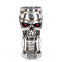 Coppa Calice in resina Terminator 2 Judgment day T-800 3D Head Goblet 18cm