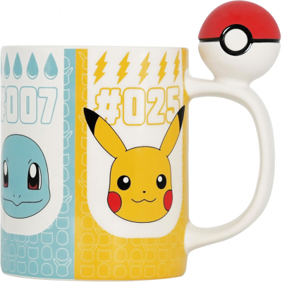 Tazza in ceramica Pokemon Pokéball 3D handle Mug 460ml ABYstyle