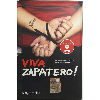 Dvd + Libro Viva Zapatero! di Sabina Guzzanti 2005 Usato
