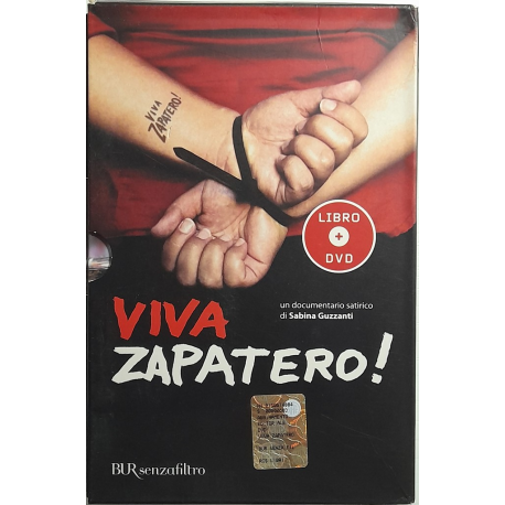 Dvd + Libro Viva Zapatero! di Sabina Guzzanti 2005 Usato