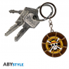 Portachiavi One Piece Thousand Sunny's Helm moving metal Keychain 5cm ABYstyle