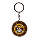 Portachiavi One Piece Thousand Sunny's Helm moving metal Keychain 5cm ABYstyle