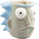 Tazza Rick & Morty - Rick Sanchez head official hand-painted 3D Mug ABYstyle