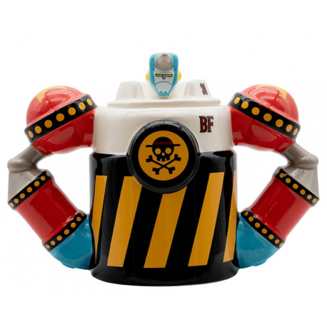 Tazza 3D con coperchio One Piece Iron Pirate Franky shogun shaped Mug ABYstyle
