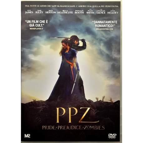 Dvd PPZ - Pride and Prejudice and Zombies con Lily James 2016 Usato