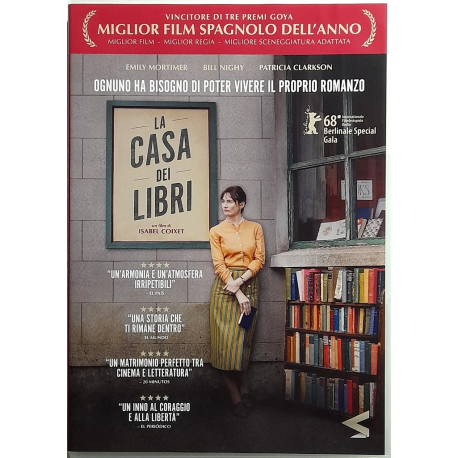 Dvd La Casa dei Libri con Emily Mortimer 2017 Usato