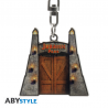 Portachiavi Jurassic Park Park's Gates metal Keychain 4cm ABYstyle