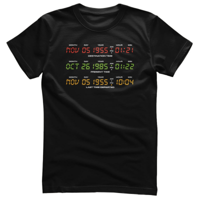 T-shirt Back To The Future Delorean display Ritorno al Futuro maglia uomo Hybris