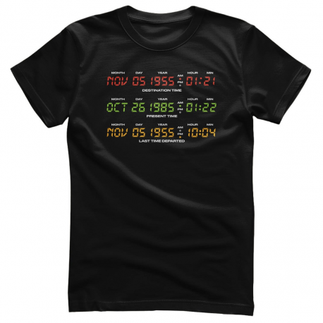 T-shirt Back To The Future Delorean display Ritorno al Futuro maglia uomo Hybris