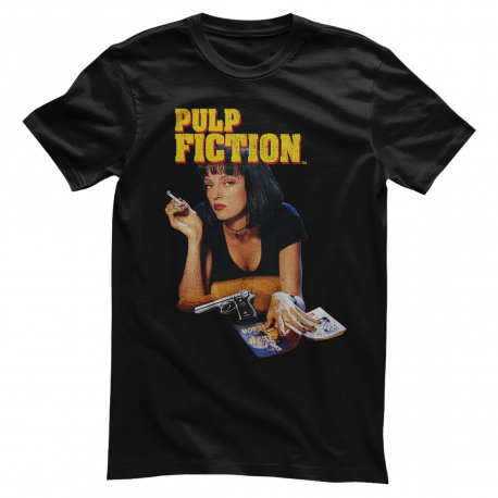 T-shirt Pulp Fiction Baby Mia Wallace maglia uomo Hybris