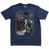T-shirt Blue Star Wars Galactax Characters personaggi maglia Uomo ufficiale film