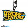Portachiavi Back to the Future logo metal Keychain 5cm ABYstyle