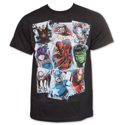 T-shirt Marvel maglia heroes ragazzo eroi fumetti