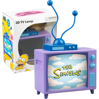 Lampada The Simpsons TV Decorative 3D Lamp Light 25 cm Grupo Erik