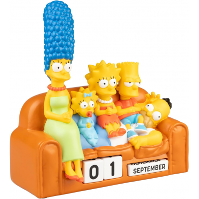 Calendario da Tavolo The Simpsons couch Resin 3D Perpetual Calendar Grupo Erik