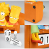 Calendario da Tavolo The Simpsons couch Resin 3D Perpetual Calendar Grupo Erik