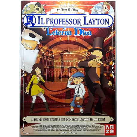 Dvd Il Professor Layton e l'eterna Diva - il film ed. Kaze 2009 Usato