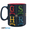 Tazza in ceramica Harry Potter Houses emblems Mug 460ml ABYstyle