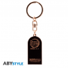 Portachiavi Demon Slayer Nezuko metal lenticular Keychain 5cm ABYstyle