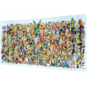 Mouse Pad The Simpsons characters flexible mousepad XL 80x35 cm Grupo Erik