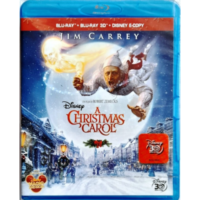 Blu-ray A Christmas Carol 2D+3D di Robert Zemeckis 2009 Nuovo
