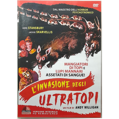 Dvd L'invasione degli ultratopi - Versione Integrale di Andy Milligan 1972 Nuovo