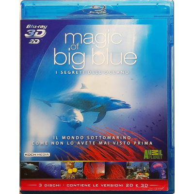 Blu-ray Magic of the Big Blue - I segreti dell'Oceano (3 dischi 3D/2D) Usato