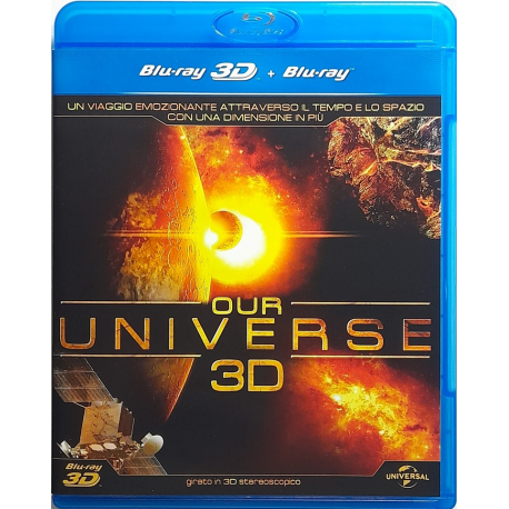 Blu-ray Our Universe 3D - Documentario 2013 Usato