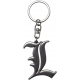 Portachiavi Death Note L Symbol 3D metal Keychain 5cm ABYstyle