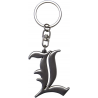 Portachiavi Death Note L Symbol 3D metal Keychain 5cm ABYstyle