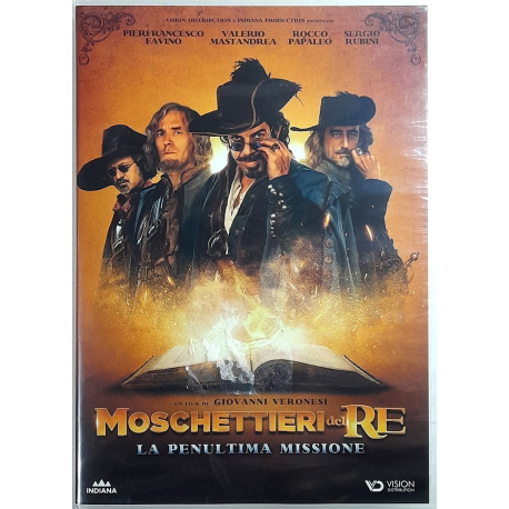Dvd Moschettieri del Re - La Penultima Missione di Giovanni Veronesi 2018 Nuovo