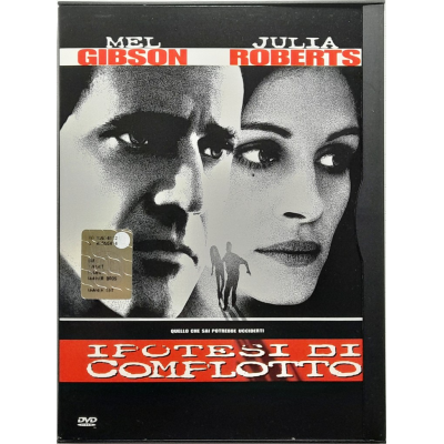 Dvd Ipotesi di complotto - ed. Snapper di Richard Donner 1997 Usato