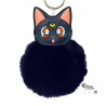 Portachiavi peluche Sailor Moon Luna cat Plush Keychain 10cm ABYstyle