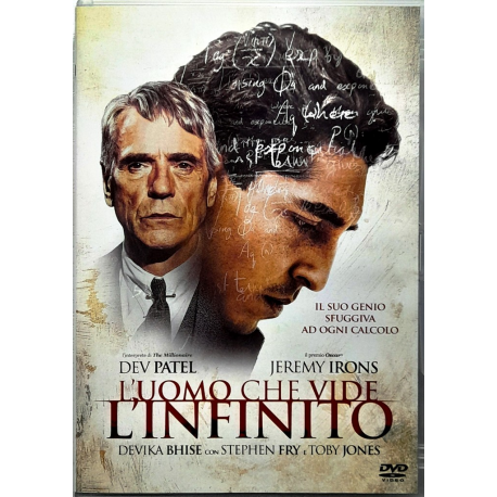 Dvd L'uomo che vide l'infinito con Dev Patel 2015 Usato