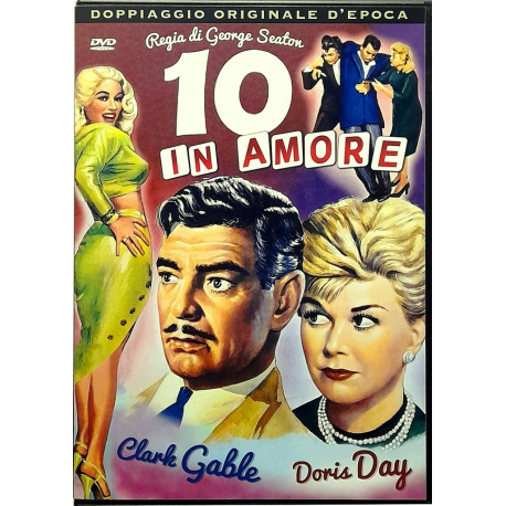 Dvd 10 in amore con Clark Gable 1958 Usato
