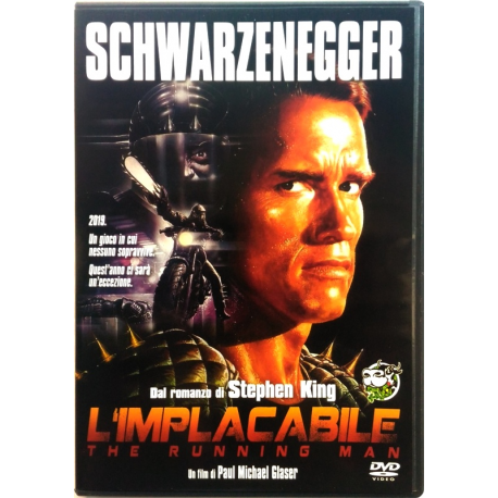 Dvd L'Implacabile - The Running Man con Arnold Schwarzenegger 1987 Usato