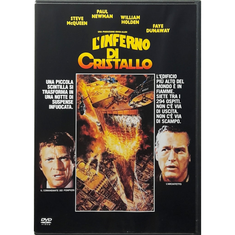 Dvd L'Inferno di Cristallo con Steve McQueen 1974 Usato