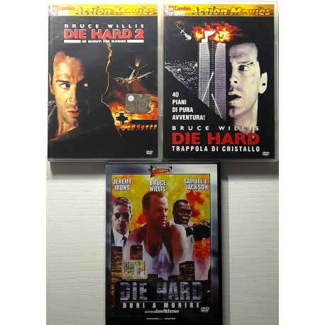 Dvd Die Hard - Trilogia 3 dischi editoriali con Bruce Willis Usato