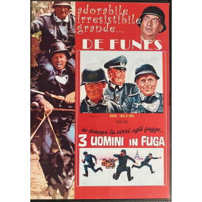 Dvd Tre 3 Uomini in fuga con Louis de Funès 1966 Usato