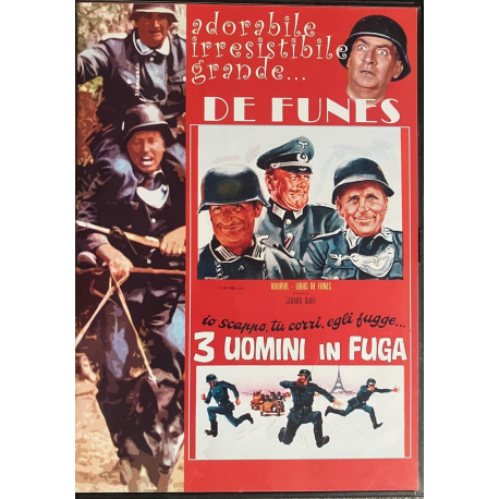 Dvd Tre 3 Uomini in fuga con Louis de Funès 1966 Usato